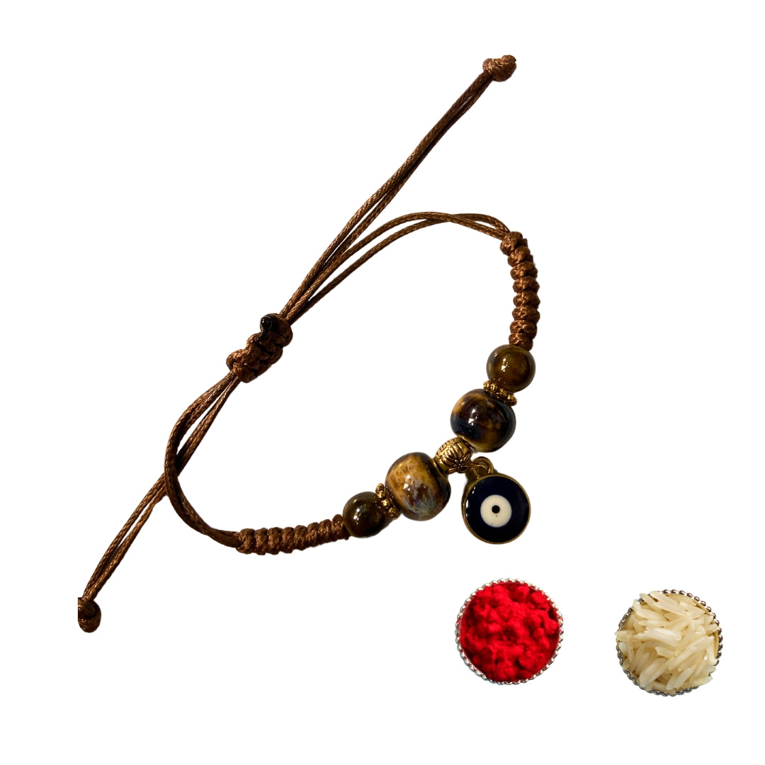 Brown string Rakhi