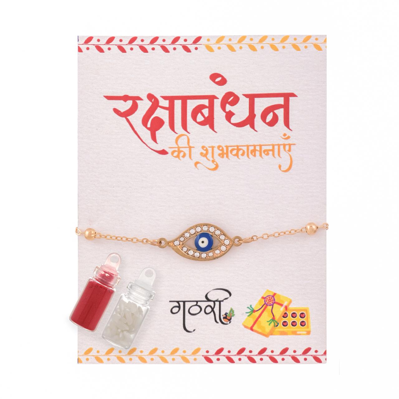 Evil Eye, eye shape rakhi