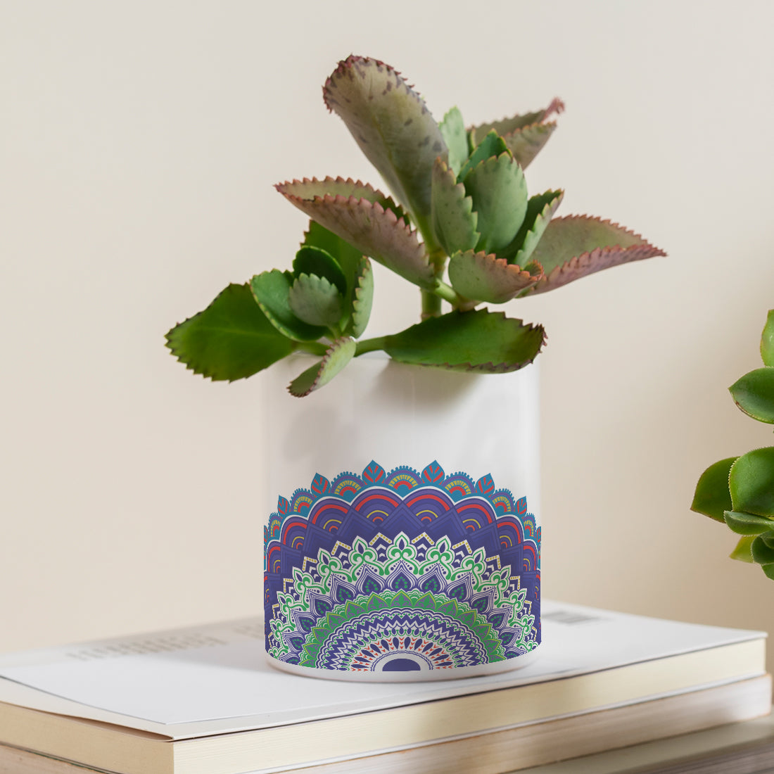 Mandala Ceramic Desk planter (Planter only)