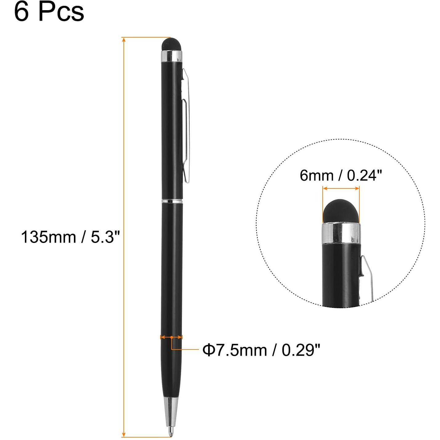 Blue ball point pen with Stylus (Single Piece)