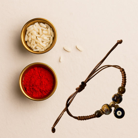 Brown string Rakhi