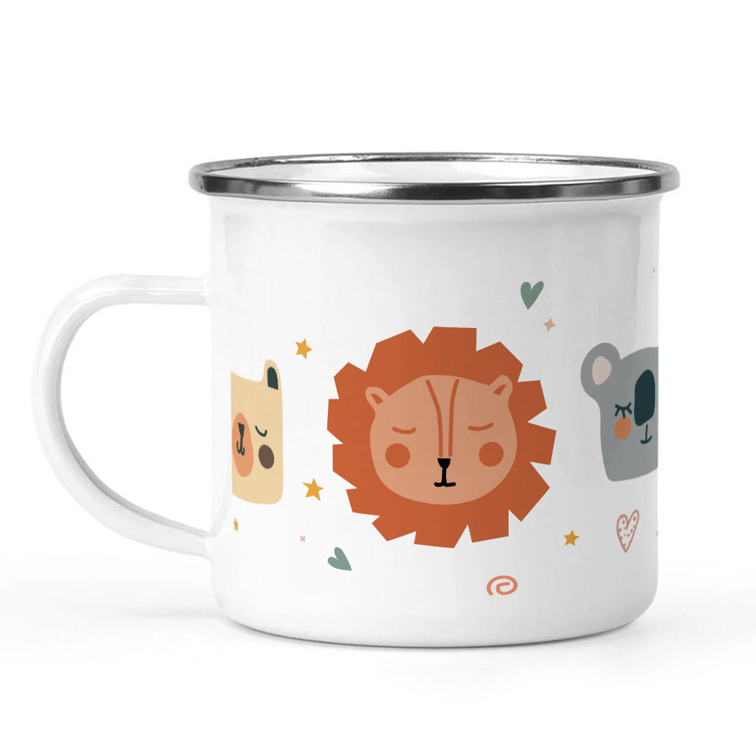 Wildlife Stainless Steel Enamel Coffee Mug