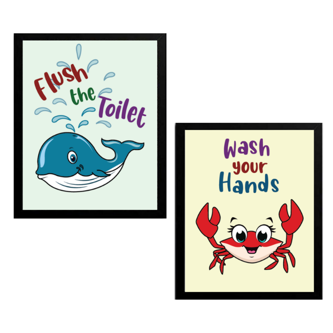 Educational posters for Kids Set of 4