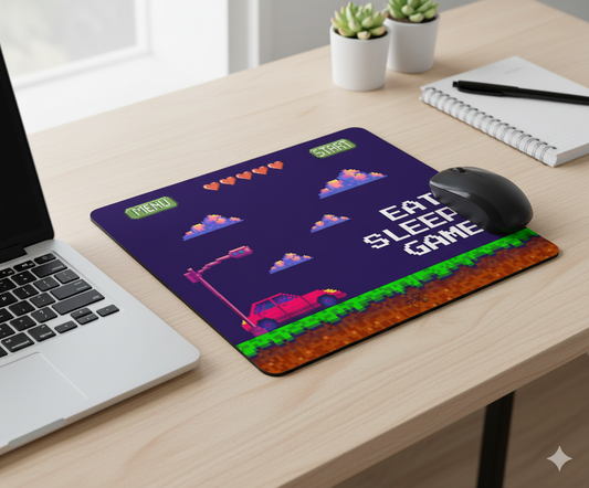 Eat Sleep Game Anti-Slip Mouse pad