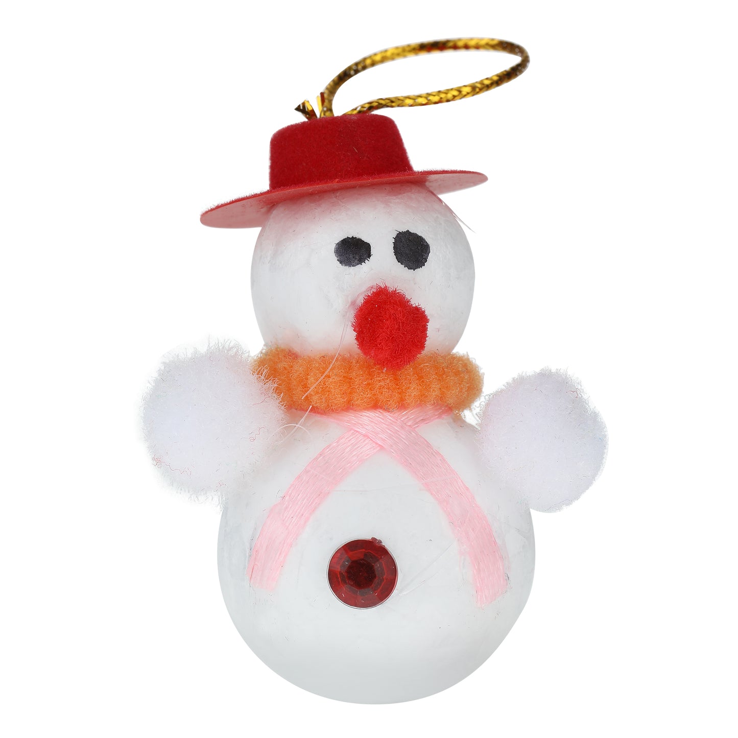 Merry Christmas Decor Snowman Hanging Ornaments (Pack of 6) Props Christmas Tree Decorations Items for Home Office | Xmas Gift for Women Men Family Friends